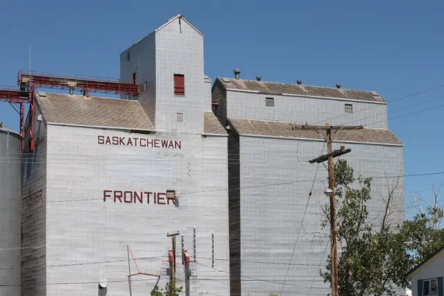 The Frontier grain elevators
